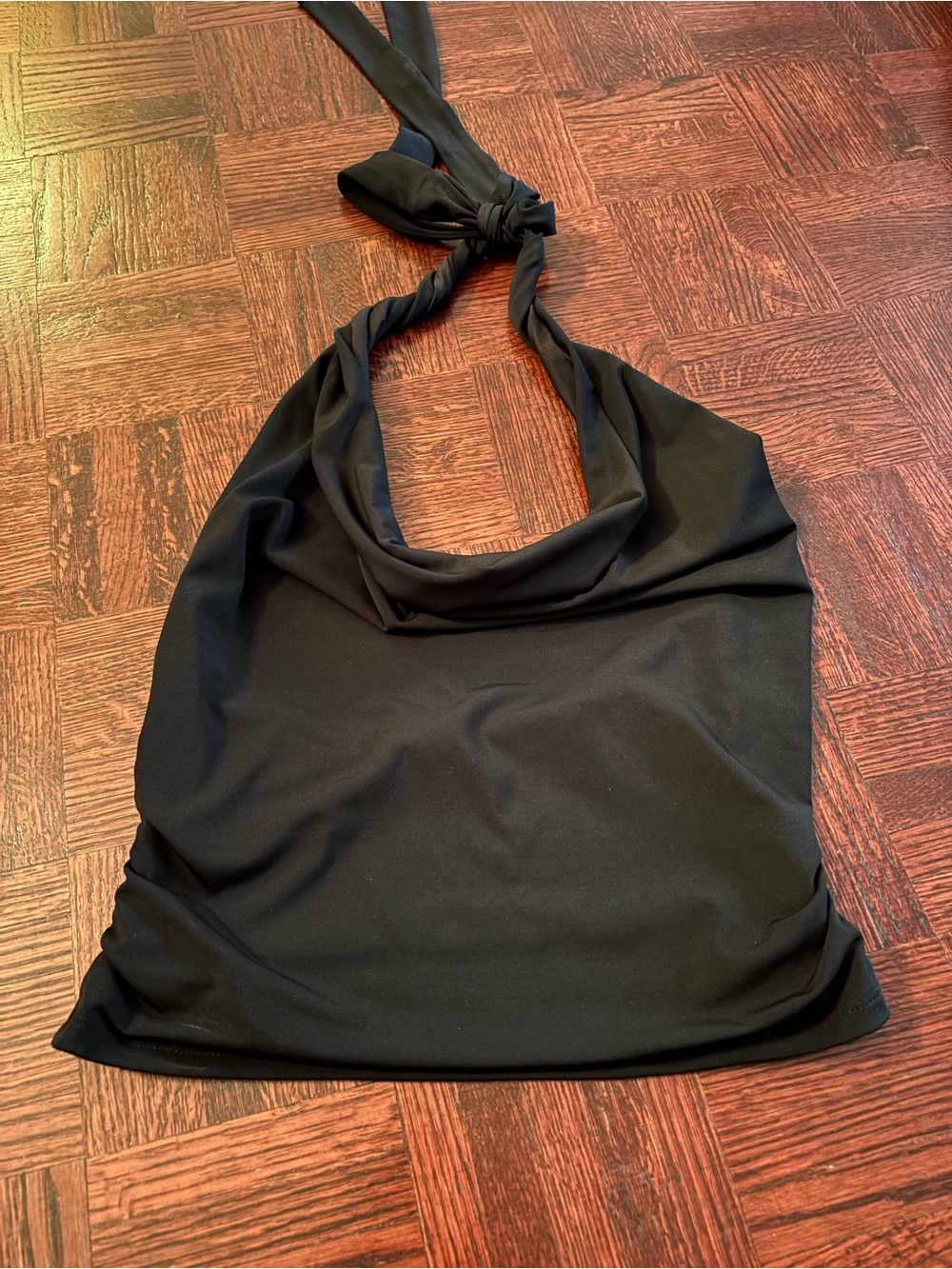 Cowl halter top